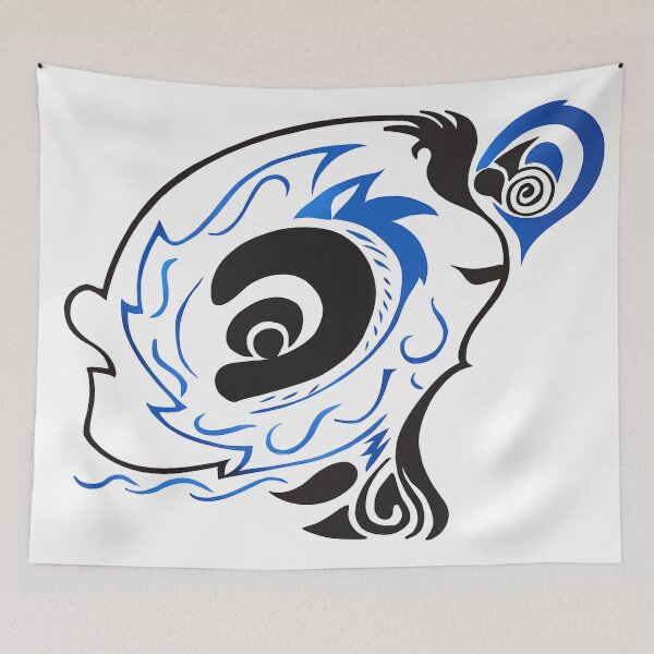 Item preview, Inner Spiral – Abstract Line Art of Thoughts designed and sold by artbyefi.