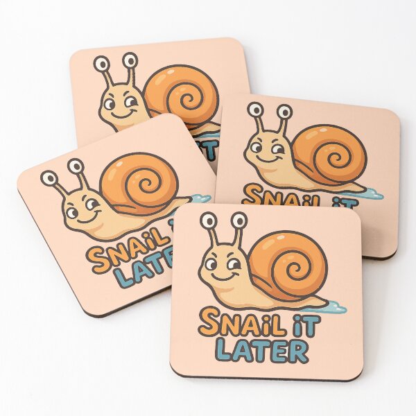 Item preview, Funny Snail with Slogan designed and sold by xmoudx.