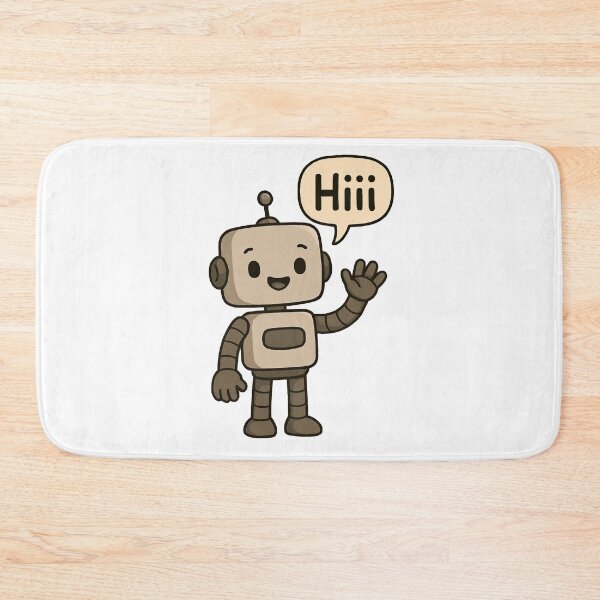 Item preview, Cute Retro Robot Art designed and sold by zoecreatiwe.
