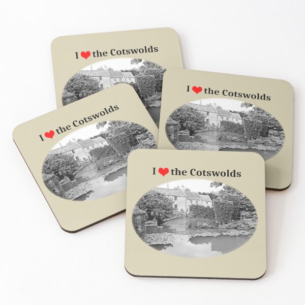 Item preview, I Love the Cotswolds (River Windrush Burford) designed and sold by Murph's Images.