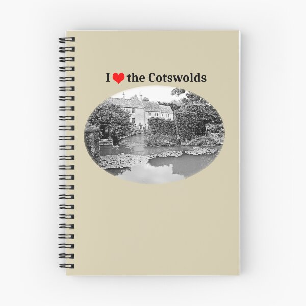 Item preview, I Love the Cotswolds (River Windrush Burford) designed and sold by Murph's Images.