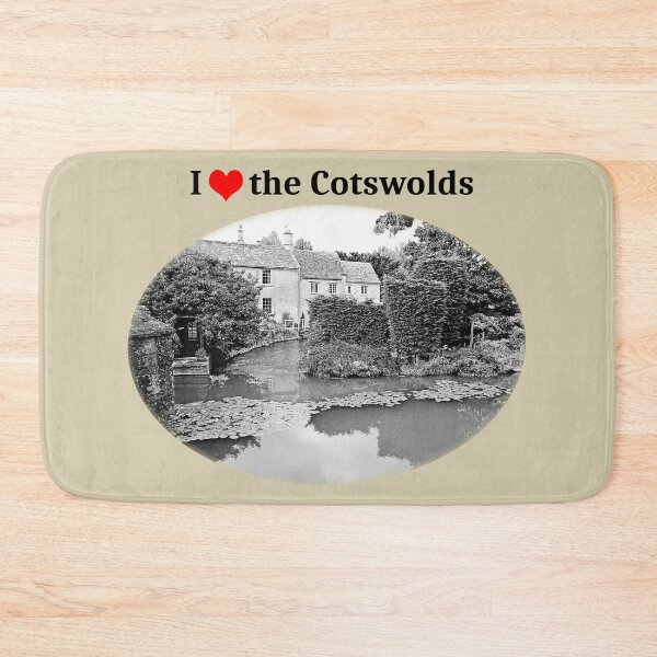 Item preview, I Love the Cotswolds (River Windrush Burford) designed and sold by Murph's Images.