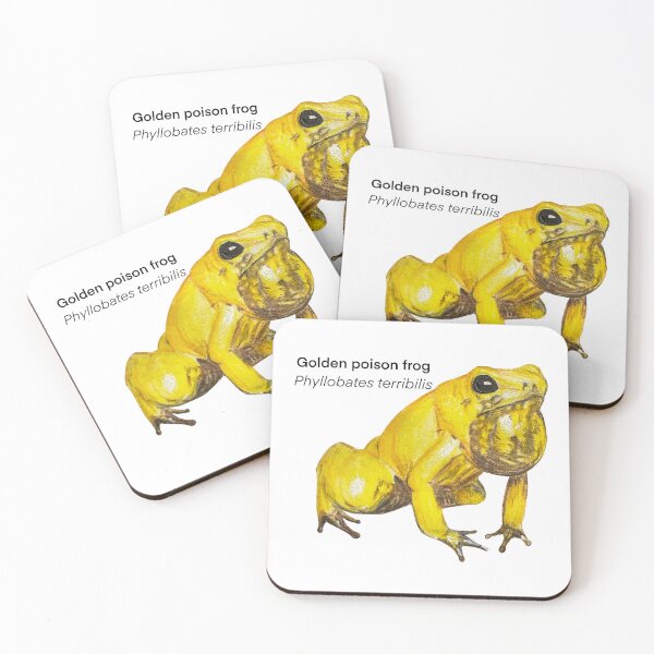 Item preview, Golden poison frog (Phyllobates terribilis) designed and sold by DoodleSnake58.