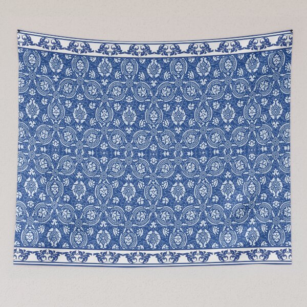 Item preview, Chinese Floral Swirls – Oriental Heritage – Blue Floral designed and sold by SpartanDStore.