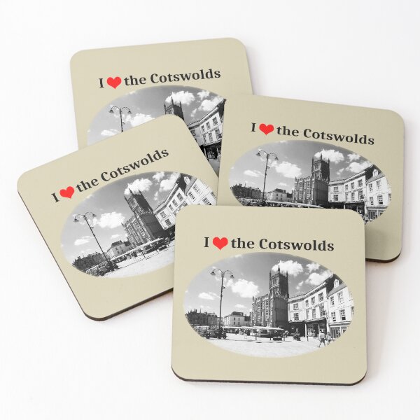 Item preview, I Love the Cotswolds (Cirencester Market Place) designed and sold by Murph's Images.