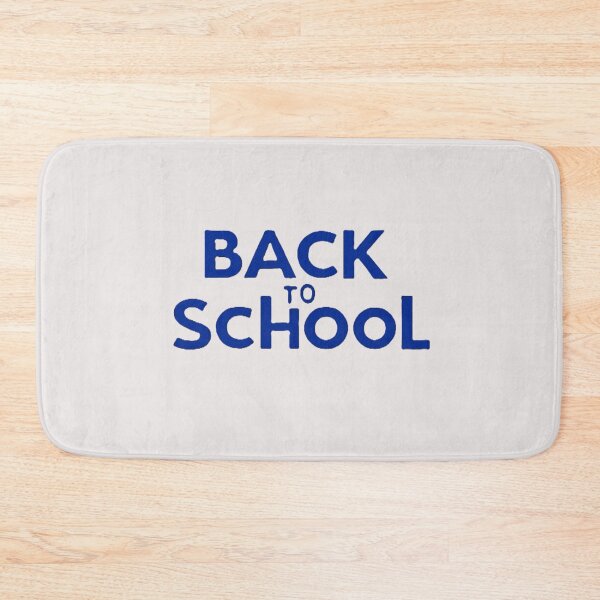 Item preview, Modern Bold Blue "Back to School" Typography Design designed and sold by MyBestTeeses.