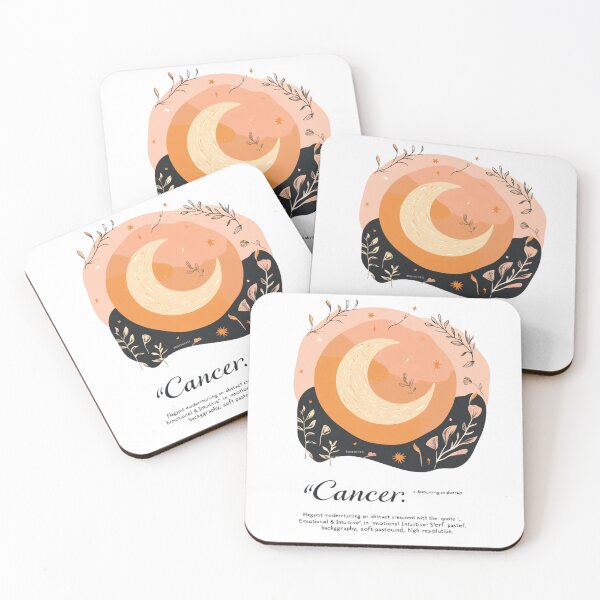 Item preview, Cancer. Emotional & Intuitive seamless pattern paper designed and sold by Inkora-Art.