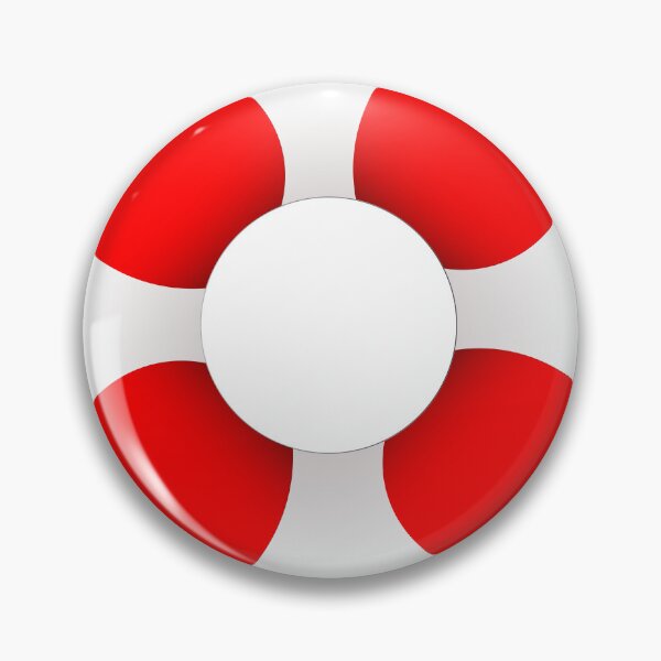 Item preview, Lifebuoy in red and white designed and sold by lu-print-design.