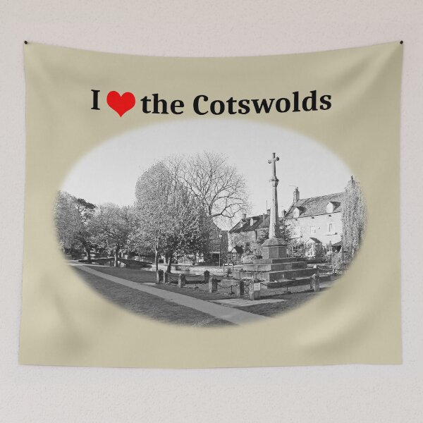 Item preview, I Love the Cotswolds (Bourton on the Water War Memorial) designed and sold by Murph's Images.