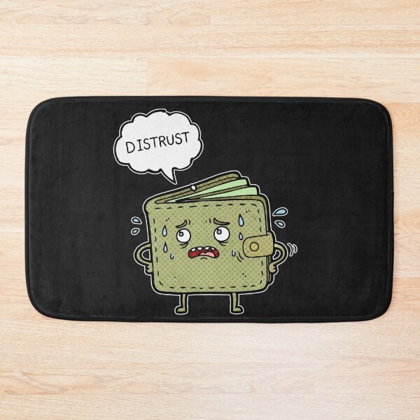 Item preview, Distrust Worried Wallet designed and sold by Owcomm.