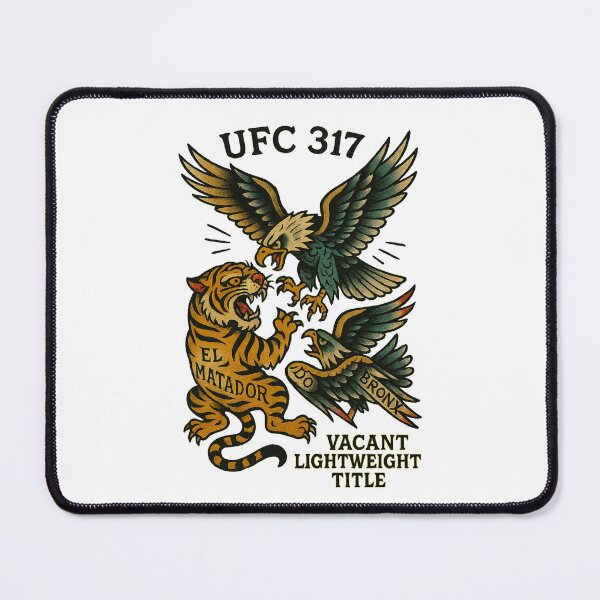 Item preview, UFC 317: Ilia Topuria vs Charles Oliveira Tattoo designed and sold by MUGU chi.