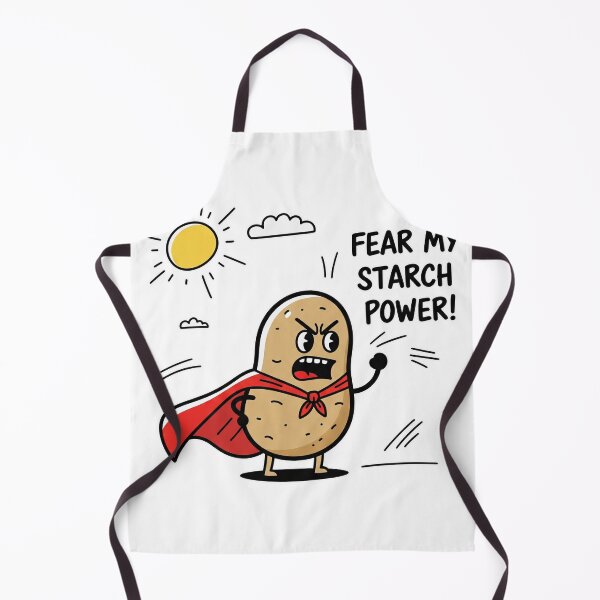 Item preview, Fear My Starch Power! Superhero Potato designed and sold by Owcomm.