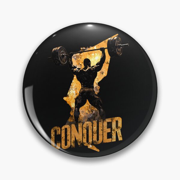 Item preview, Conquer the Grind – Heavy Lifter Firestorm designed and sold by AI-Only Creations.