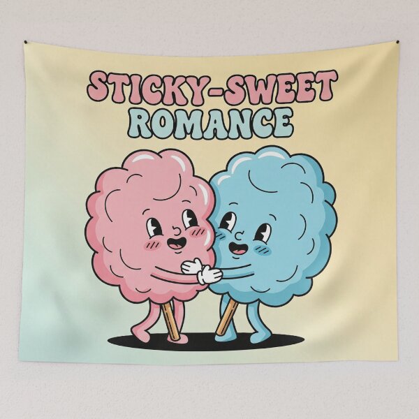 Item preview, Sticky-Sweet Romance Cotton Candy Hug designed and sold by Owcomm.