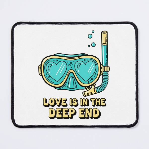 Item preview, Love Is In The Deep End Snorkel Mask designed and sold by Owcomm.