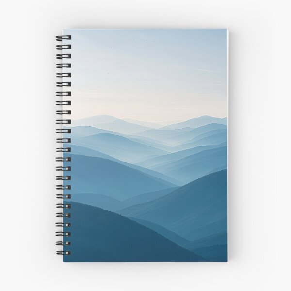 Item preview, Soft Blue Gradient Landscape designed and sold by SparroCreative.