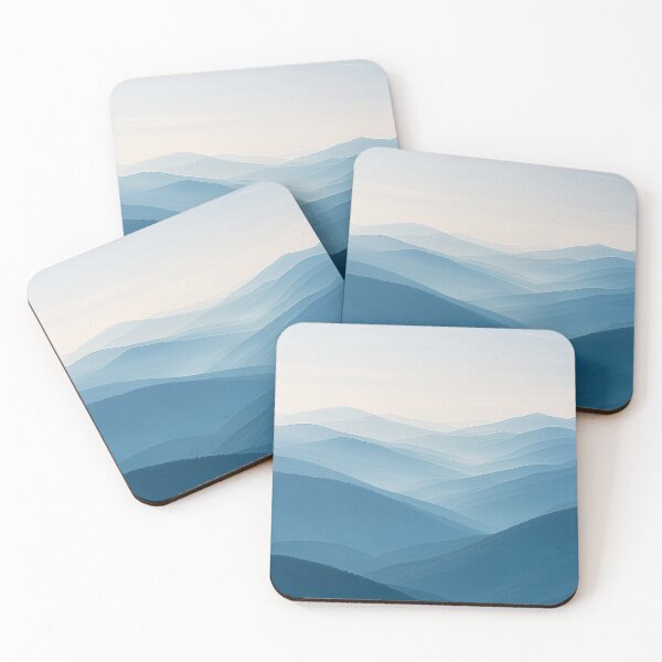 Item preview, Soft Blue Gradient Landscape designed and sold by SparroCreative.