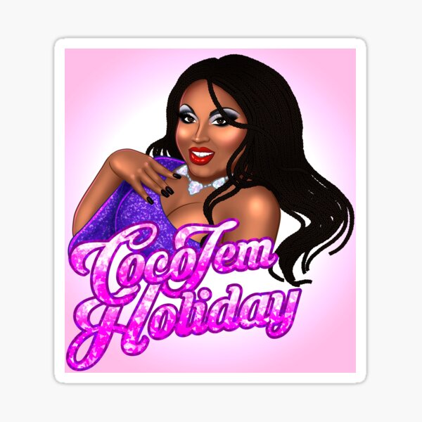 Coco Jem Holiday - Animated - Pink Sticker