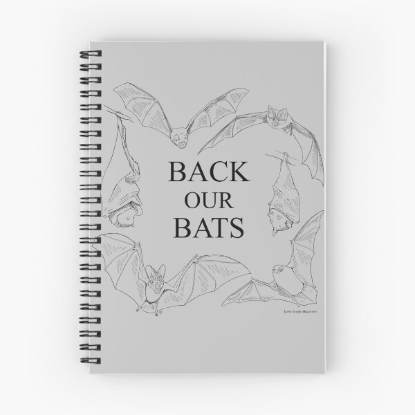 Item preview, Back Our Bats: Simple line art - Black designed and sold by KarlyFMixedArts.