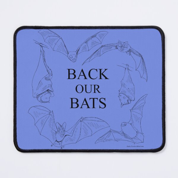 Item preview, Back Our Bats: Simple line art - Black designed and sold by KarlyFMixedArts.