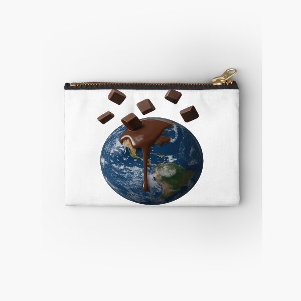 Item preview, Smiling Chocolate Over Earth – World Chocolate Day Celebration designed and sold by artist-for-you.
