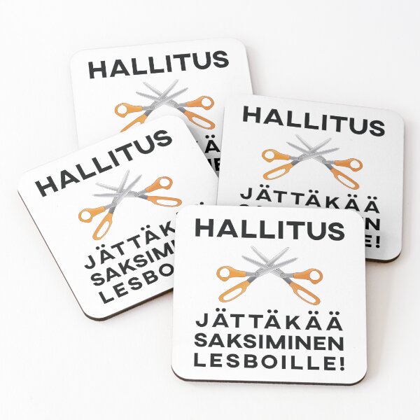 Item preview, Hallitus - jättäkää saksiminen lesboille! - musta designed and sold by gayishdesign.