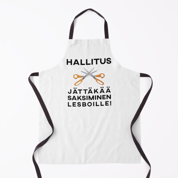 Item preview, Hallitus - jättäkää saksiminen lesboille! - musta designed and sold by gayishdesign.