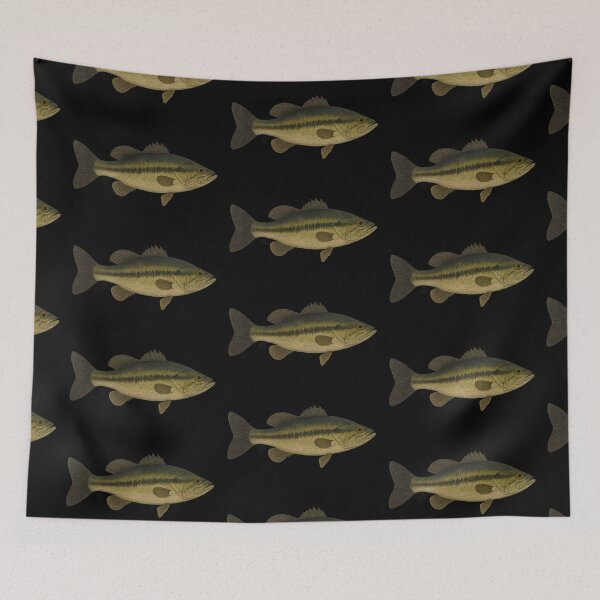 Item preview, Bass Fish - Vintage Japanese Art - Fish designed and sold by Kabuji Store.