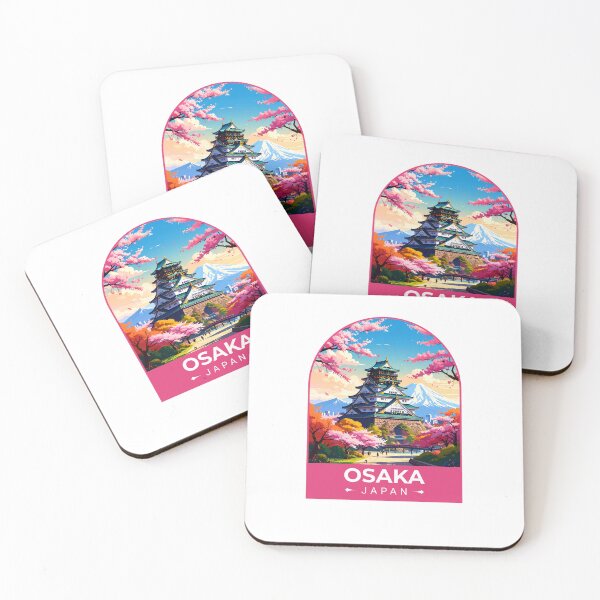 Item preview, Vintage Travel Japan Poster Sticker, designed and sold by TulipaGraphics.