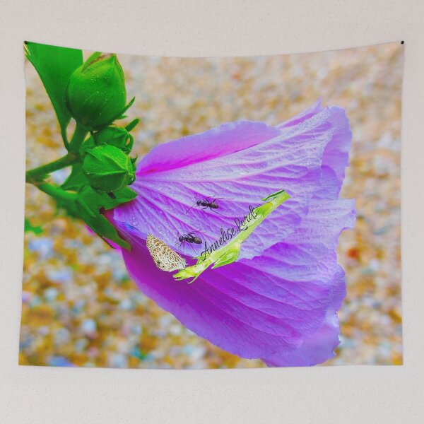 Item preview, Ants on  a Lavender Hibiscus RZ  8/21 designed and sold by Unlimited Imagination .