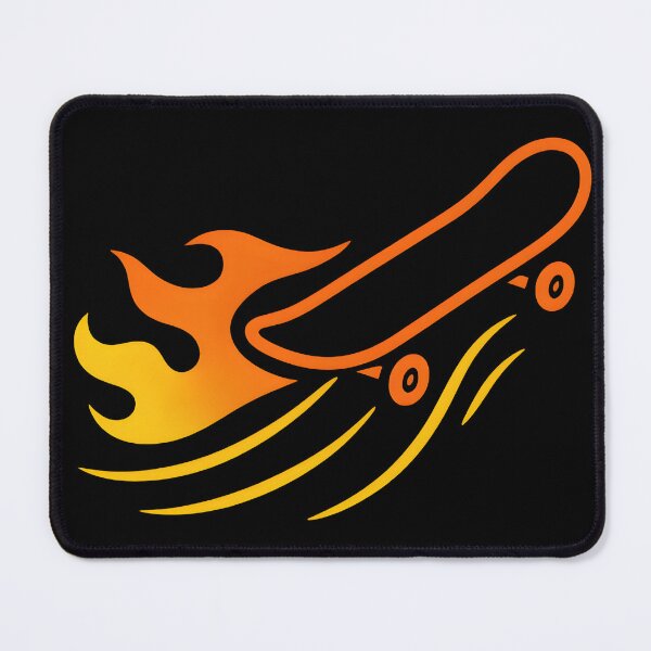 Item preview, Flaming Skate Trail designed and sold by Uglyandcute.