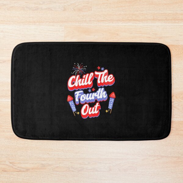 Item preview, Chill The Fourth Out Retro 4th Of July Funny Fourth Of July Patriotic  USA American Flag  designed and sold by MotivaChic.