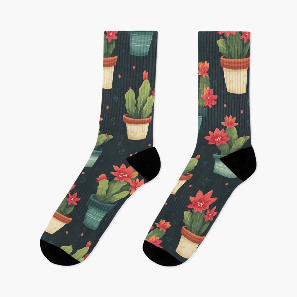 Item preview, Blooming Christmas Cactus Pattern designed and sold by bapupa.