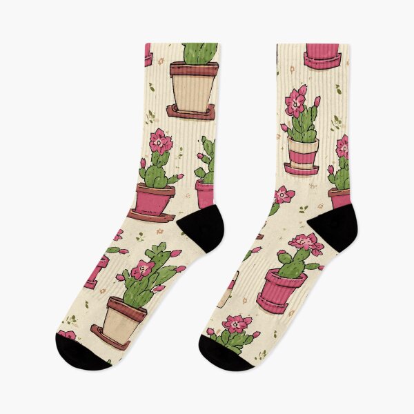 Item preview, Seamless Christmas Cactus Pattern designed and sold by bapupa.