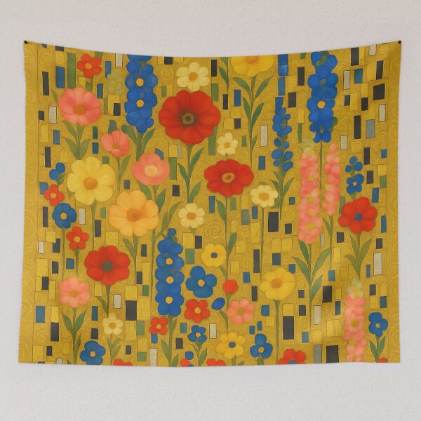 Item preview, Gustav Klimt - Flower Garden designed and sold by maniacfitness.