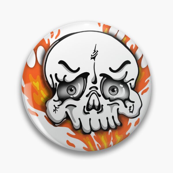 Item preview, Angry Skull on Fire designed and sold by VENTAMIV.