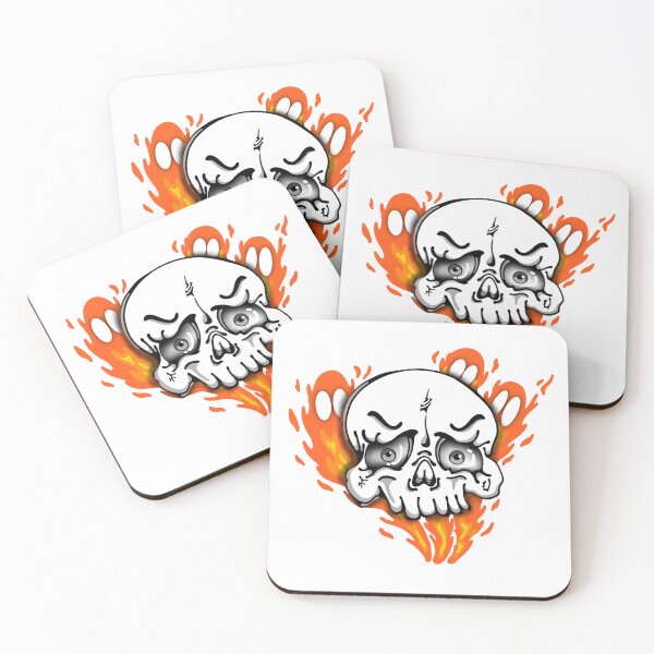 Item preview, Angry Skull on Fire designed and sold by VENTAMIV.
