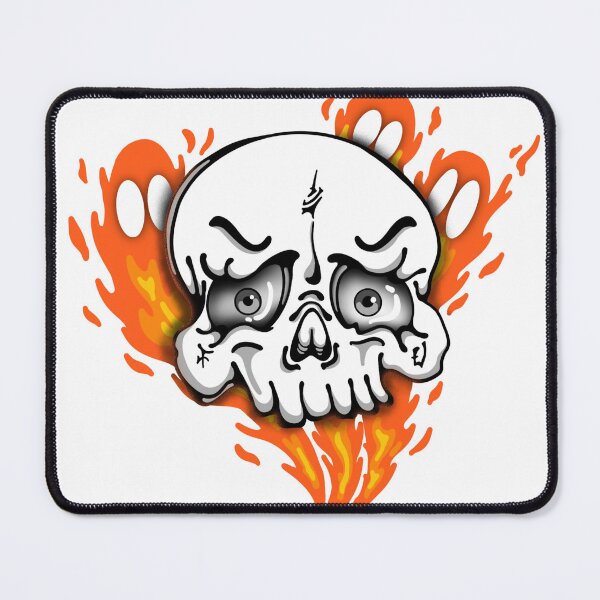 Item preview, Angry Skull on Fire designed and sold by VENTAMIV.
