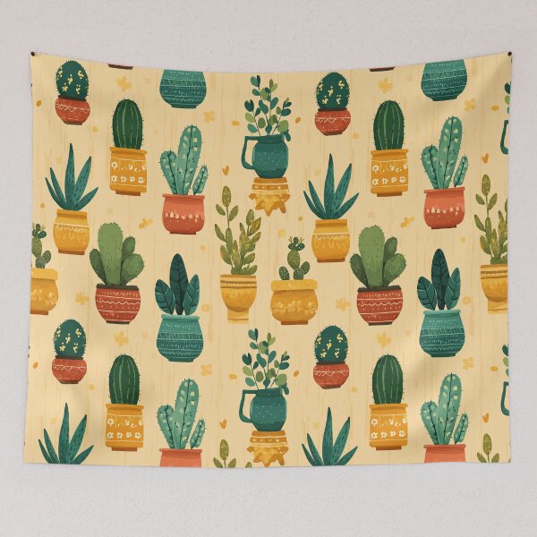 Item preview, Desert Plants Pattern designed and sold by bapupa.