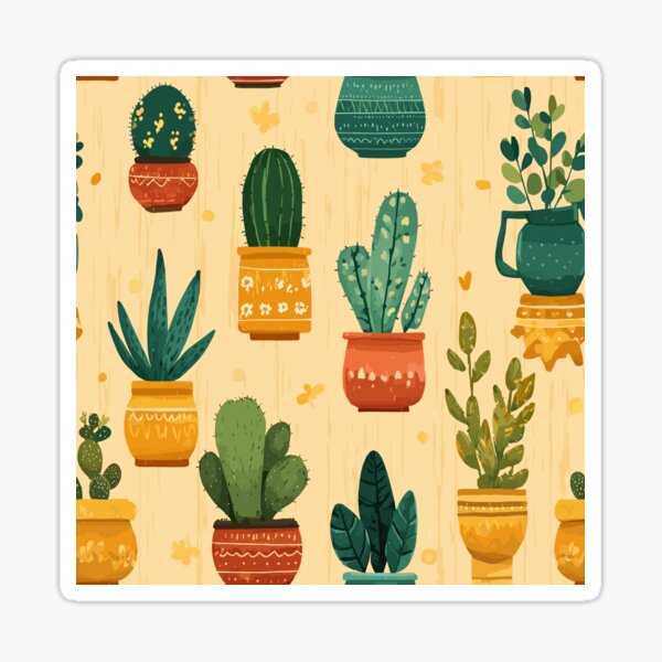 Item preview, Desert Plants Pattern designed and sold by bapupa.