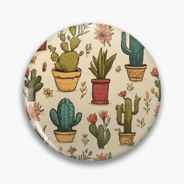 Item preview, Arid Desert Plants Pattern designed and sold by bapupa.