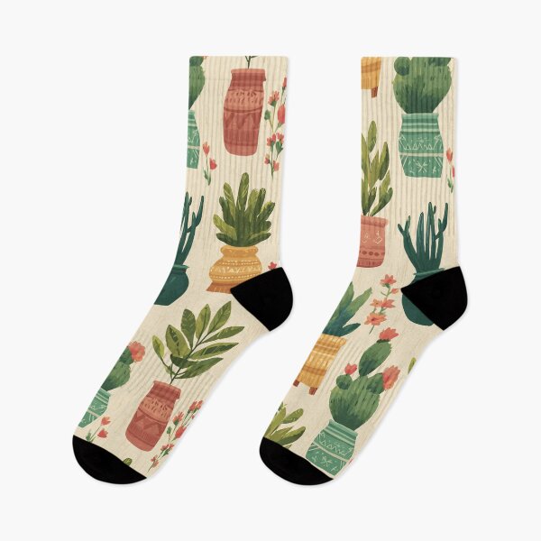 Item preview, Seamless Desert Plants Pattern designed and sold by bapupa.