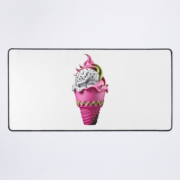 Item preview, Realistic Dragon Fruit Ice Cream Cone designed and sold by Fragy72.