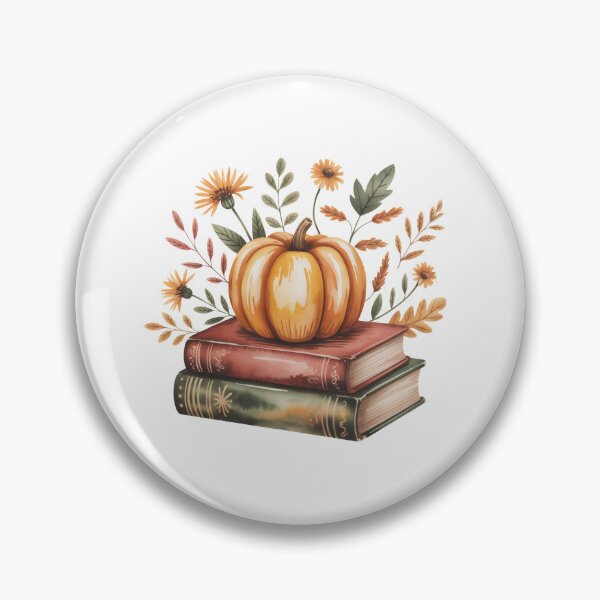 Item preview, pumpkin and books designed and sold by jkrphoto.