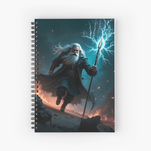 Item preview, Wizard Warrior – Epic Fantasy Mage with Sword Illustration by All43 designed and sold by All43.