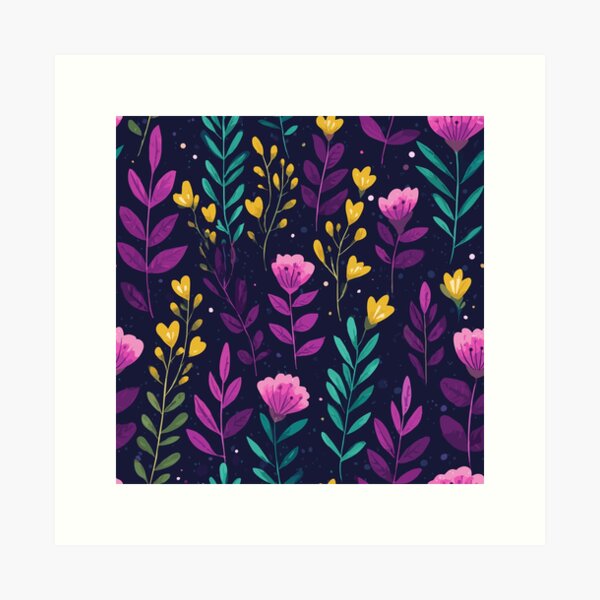 Item preview, Delicate Floral Pattern designed and sold by bapupa.