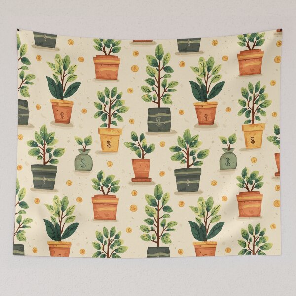 Item preview, Money Tree Pattern designed and sold by bapupa.