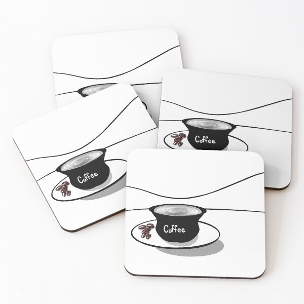 Item preview, Hot coffee with coffee beans with mountain view designed and sold by nongsao4.