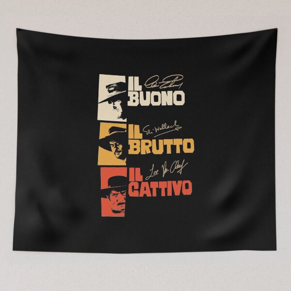 Item preview, Il Buono, Il Brutto, Il Cattivo - A Tribute to Sergio Leone's Timeless Western designed and sold by Boogosh.