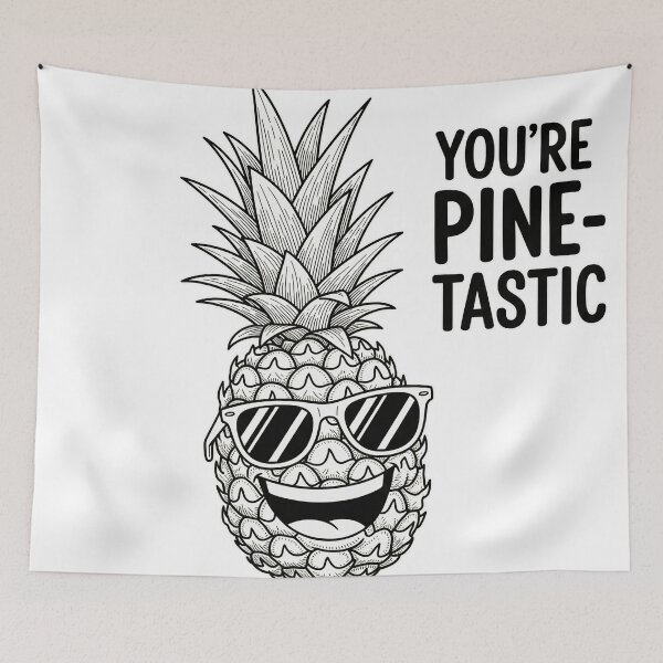 Item preview, You're Pine-tastic Cool Pineapple with Sunglasses designed and sold by Owcomm.